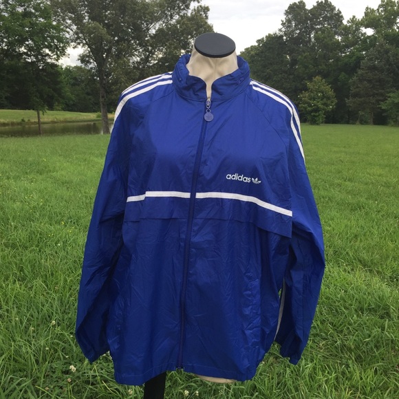 Vintage Adidas Mens Full Zip Vented Windbreaker - Picture 7 of 7